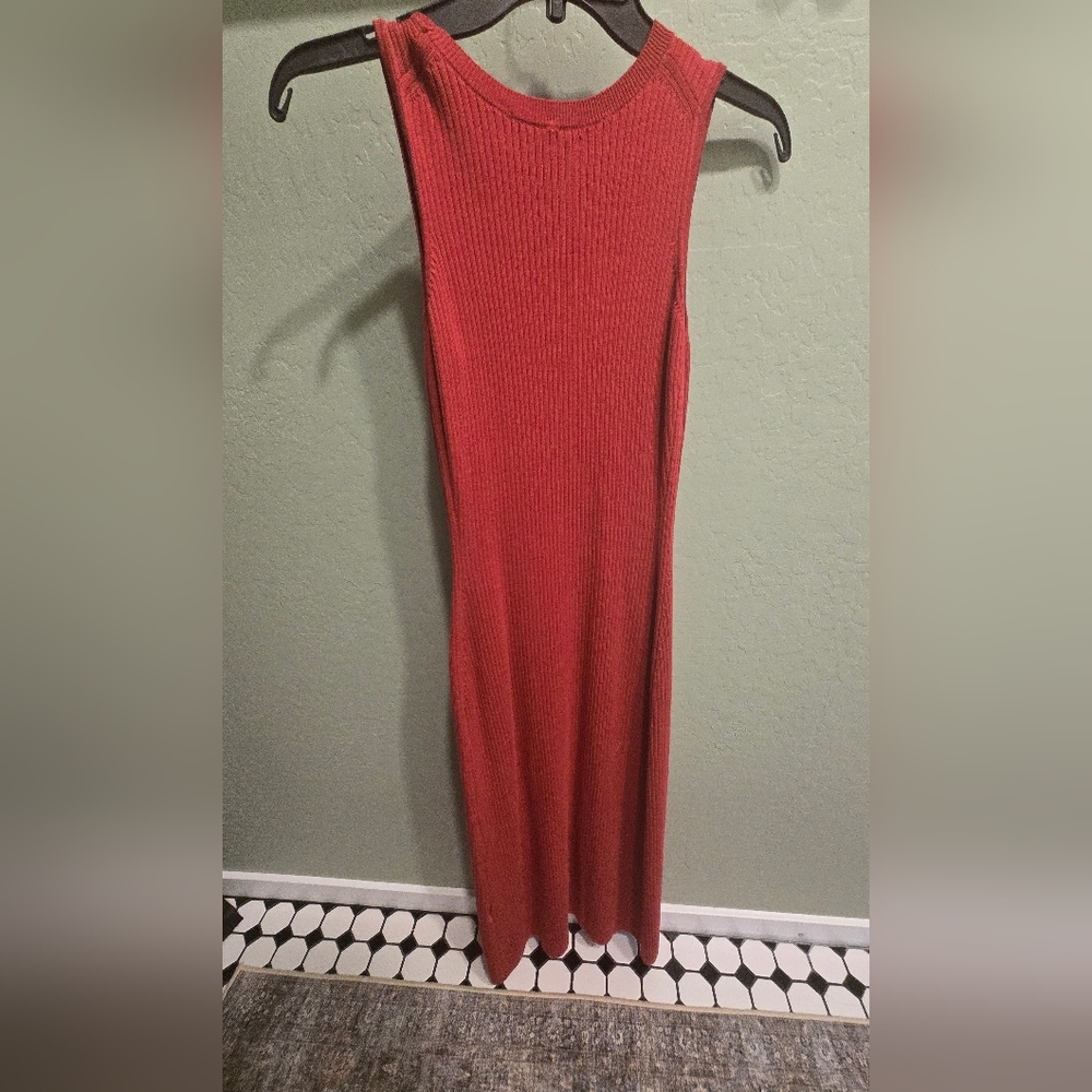 Uniqlo Cotton Blend Knit Sleeveless Dress SOLD OUT - Picture 3 of 6